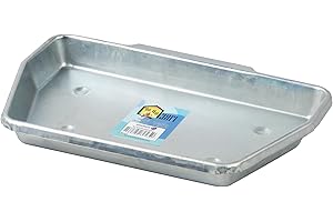 STERLING VENTURES Galvanised Steel Fire Grate Ash Pan (ST80388 (34 x 21cm))