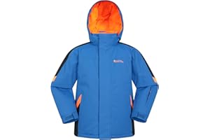 Mountain Warehouse Raptor warme Winterjacke für Kinder - wasserdichter Parka für Jungen und Mädchen, für extreme Kälte und Schnee, Ski-Jacke mit Taschen