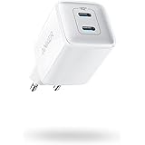 Anker 521-laddare, anker Nano Pro, kompakt 40 W PIQ 3.0 Dual Port USB-C strömförsörjning, kompatibel med iPhone 15/14/13/12-s