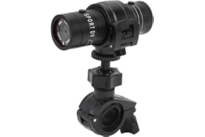 CRYFOKT Dash Cam per Moto Registratore di Guida per Moto Full HD 1080P Videocamera DV per Moto Impermeabile Fotocamera per Bici da 120 Gradi DVR Sport Fotocamera per L'azione del Corpo