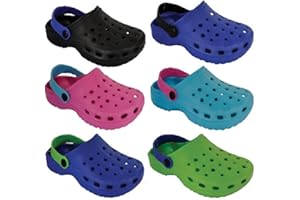 PALGRAVE Infant and Childs Girls/Boys surf Clogs Sizes Infant 4 - Childs 2 Beach Sandals, Garden Shoes, Shower Mules