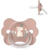 Suavinex, Pacifier for Babies 6/18 Months, with Physiological Silicone Teat SX Pro, Symmetrical, Flat and Flexible, Respects