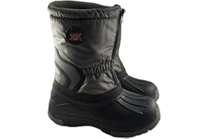 DATAPRICE Botas 2K para Nieve, Descansos Invierno Unisex Infantiles, Botín Forrado - Color Verde