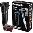 Panasonic ES-LL21 Hybrid Wet & Dry Electric 3-Blade Shaver with Trim Attachment for Men (2 Pin Plug), Black