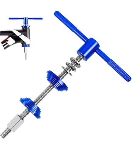 CYCEARTH Outil De Démontage De Roulement De Vélo – Compatible BB86 PF30 BB92, Corps En Acier Et Aluminium, Tête Frappée Renforcée, Trous De Suspension