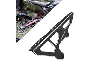 JFG RACING Dirt Bike Chain Guard Cover,Motorcycle Sprocket Guard Cover Chain Protection Cover CNC for Sur Ron Light Bee S/X Segway X260/X160 Electric Bike-Black