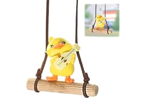 KATSLYN Swinging Duck Car Hanging Ornaments, Pendant Car Interior Rearview Mirror Accessories, Suspension Accessories Car And Home Decor Gifts For Men Women