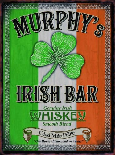 The Original Murphys Irish Bar Metal Wall Sign