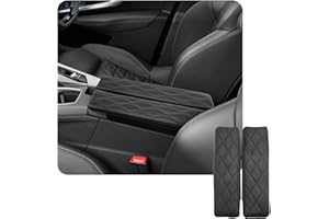 CDEFG Compatible with Peugeot 3008 5008 E-3008/E-5008 2024 2025 Centre Armrest Armrest Cover Centre Console Faux Leather Armrest Cover Car E3008 GT Line Accessories (Thickened Sponge)
