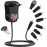 Universal Netzteil 3-12V, Cshare 12W AC zu DC 3V 4.5V 5V 6V 7.5V 9V 12V 1A 1,2A Schaltnetzteil, Adapter Schaltnetzteil mit 7 