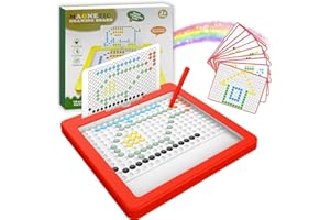 Shengou Tablica rysunkowa dla dzieci, do rysowania, prezenty dla dzieci, deska kreślarska z magnetycznymi kulkami i długopisem, magnetyczna tablica do rysowania, duże magnetyczne tablice rysunkowe