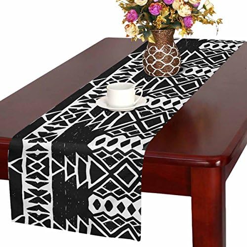 Zenzzle Table Runner 16in*72in print with Aztec tribal mexican pattern