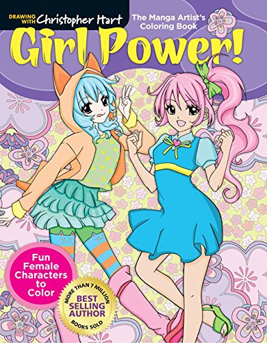 Buy Manga Artist s Coloring Book Girl Power Fun Fabulous Females 