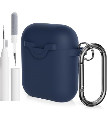 Boîtier De Recharge Sans Fil Remplacement Pour AirPods 1/2 - 680mAh - Avec Bouton Bluetooth
