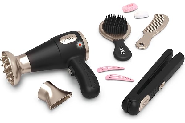 Smoby 7600320144 - Hårstylingset - Hårstylingset från Smoby med 10 Accessoarer, Från 3 år