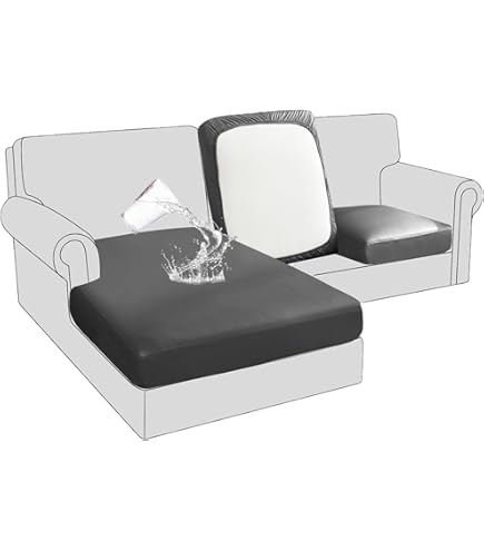 Housse De Canapé Imperméable Pour Canapé 3 Places, 1 Pièce, Housse De Protection Antidérapante Pour Meubles Avec Fond élastique (gris) | Leroy Merlin