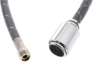 BLUEWATER ARMATUREN BRAUSEKOPF FILO-S HD CHROM KOMPLETT MIT SCHLAUCH NF GALVANISCH, CHROM, 128754 Für Blanco Wasserhahn Hochdruck