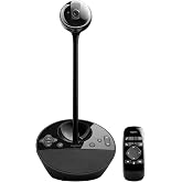 Logitech BCC950 video konferans web kamerası, eller serbest konuşma sistemi, HD 1080p, 180&deg;g&ouml;r&uuml;ş alanı, geniş bant ses, motor