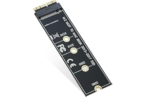 RIITOP NVMe Adaptateur SSD vers 12 + 16 broches pour MacBook Air (année 2013-2017) A1465 A1466 et Mac Pro (année 2013-2015)