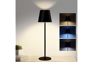 Jueholla Lamparas de Mesita de Noche sin Cable, Lámpara LED Recargable con Batería 5200mAh, IP54, Puerto de Type-C, Lampara de Mesa LED Recargable para Dormitorio, Bar, Terraza