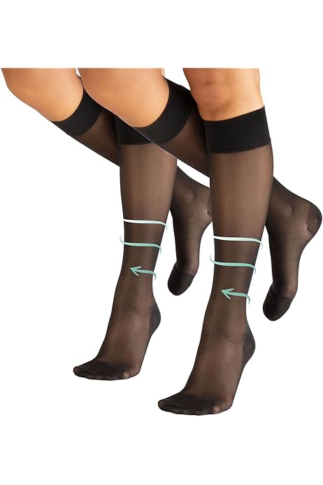 Supporto Circolazione Gambe Calze A Compressione Graduata BeOnTop