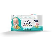 Nice - Salviette Detergenti per Bambini e Neonati - Con Camomilla e Glicerina - Profumazione Delicata al Talco - Dermatologic