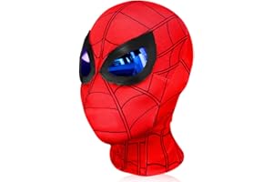 HOXSNII Spider Mask, Hero Mask for Kids Adult Halloween, 3D Printing Spider Masks Cosplay Costumes Movie Role Party Props
