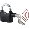 Istore Anti Theft System Security Pad Lock with Smart Alarm Lock Siren Motion Sensor for Home | Office | Cycle (1Pc,Black)