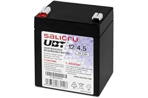Salicru UBT 12/4, 5 - Batería AGM recargable de 4, 5 Ah.