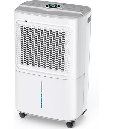 Déshumidificateur D'air 2700 Ml - Pour Pièces Jusqu'à 20 M², Double Réservoir, Mode Silencieux, Minuterie 24h