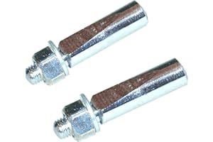 ZKMAGIC Pair of Cotter Pins For Vintage Bike Cottered Crank Bicycle Crankset 9.5mm