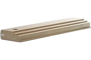 wolfcraft 6947000 Cale de Frappe en Bois avec Rail en Aluminium 62 x 24 x 281 mm Marron