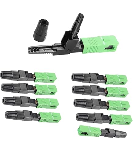 Lot De 10 Connecteurs Rapides Fibre Optique Intérieur – Cold Joints Performants Et Réutilisables