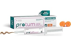 ZANIPRO Veterinary Rabbit Probiotic Paste 15ml - Guinea Pig & Small Animals Carrot Flavour, Supports Gut Health, Promotes Digestive Balance, Precise Dosage Syringe - Easy to Use Critical Care Recovery