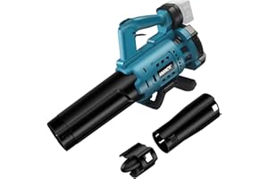 ANANCYI Cordless Leaf Blower for Makita 18 V Battery, Battery Blower for Cleaning Outdoor Lawn Care Blade Bubbles, Adjustable Nozzle, Stepless Speed 306 km/h, without Batteries and Charger