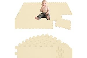 LittleTom 18 Gruba mata pod?ogowa - Dziecko i dziecko od 0 miesi?ca 30 x 30 kwadratowych p?ytek z pianki EVA