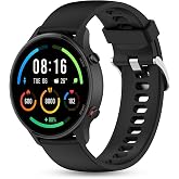SenMore Strap for Xiaomi Watch S1/S2/S3/S4/S1 Pro/S1 Active/2/2 Pro/Xiaomi Mi Watch Color Sport, 22mm Adjustable Sport Silico