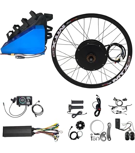 3000w Ebike Conversion Kit 72V 3000 MTX39 Rim Ebike Rear Motor Wheel Conversion Kit 24'' 26'' 27.5'' 29'' | UK Electric Bicycle Kit
