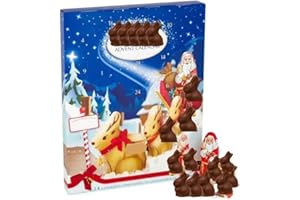 SOOLAR Christmas Advent Calendar 2025- Lindts Advent Calendar 160g- Christmas Treats forAdults and Kids - 24 Days of Chocolate Cheer: Christmas Advent Calendar”