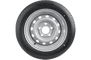 Ruota completa per rimorchio 195/50R 13C 900 kg UNITRAILER, foro circolare 5 x 112 per auto rimorchio
