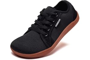 HOBIBEAR Unisex Calzado Descalzo Minimalistas Hombres Mujeres Zapatillas Ligeras Flexibles para Exterior Interio Ligeros y Transpirables