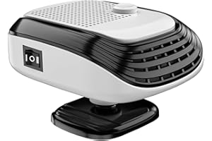 MAFHVV 12V Car Heater,2026 New Portable Car Heater and Defroster,150W Car Heaters That Plug Into Cigarette,2 in 1 Heating/Cooling Mini Car Defroster Heater,360°Rotary Plug in Car Heater for Car SUV Van-White