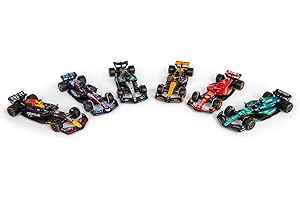 Bburago F1 Formula 1 CAR ASSORTMENT(2024) - 1:43 Scale - Incredibly Detailed Die-Cast Replica Collectible Race Car Models, Multiple Colours
