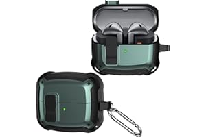 TINGYR Etui kompatybilne z Samsung Galaxy Buds 3 / Buds 3 Pro, ochrona bez ceamelu, odporne na wstrząsy i zarysowania, widoczna dioda LED, etui kompatybilne z Samsung Galaxy Buds 3 / Buds 3 Pro.