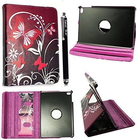 STYLEYOURMOBILE {TM} APPLE IPAD MINI PU LEATHER MAGNETIC FLIP CASE COVER + SCREEN PROTECTOR + STYLUS (New Butterfly Flip)