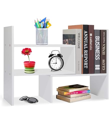 Schreibtischregal Tischorganizer Tischregal 2-stufi Produktbild-Vorschau 7