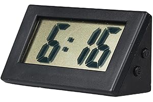 Giwnuq Petite Horloge Numérique, Réveil Numérique Chevet, Petite Horloge Numérique De Voyage, Mini Horloge Numérique À Piles, Horloge Numérique avec Pile Bouton pour Chambre À Coucher Table