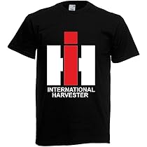 T-shirt - IHC International Harvester, zwart, L