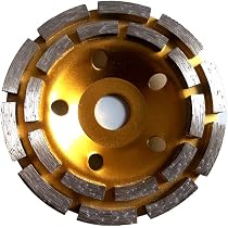 Diamantschleifteller 180 Mm, 22,23 Mm Loch, Kreuz-Doppelzahn – Für Beton & Stein