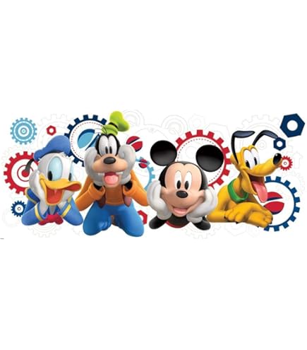 6 mini disques en azyme Mickey et ses amis